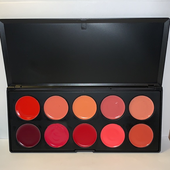 RARE Morphe 10LN Lip Bam 💥 Palette 10 Shade Lipstick Artist Palette - Picture 2 of 16